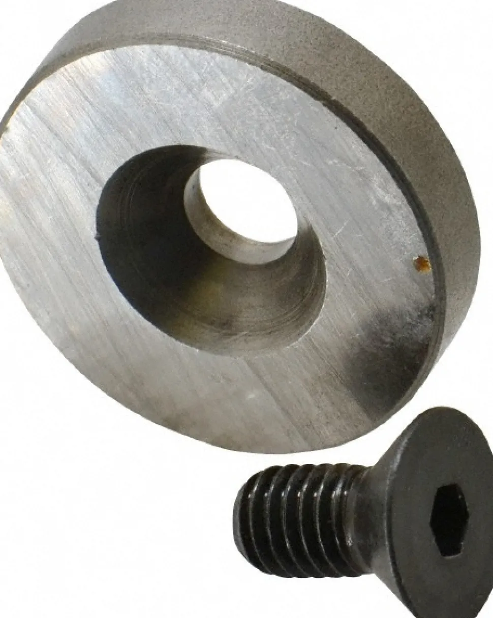 3/8-16 Thread, 1-5/8" OD, 3/8" High, Flat Foot