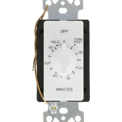 Timers: Timer Type: Countdown Timer; Recommended Environment: Indoor; Timing Range: 0 min - 60 min; Minimum On/Off Time: 5 min