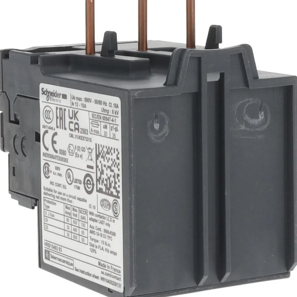 12 to 18 Amp, 690 VAC, Thermal IEC Overload Relay