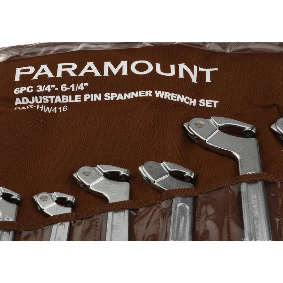 3/4" to 6-1/4" Capacity, Pin Spanner Wrench