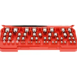1/8 to 1" Dia, Chrome Steel, Gage Ball Set