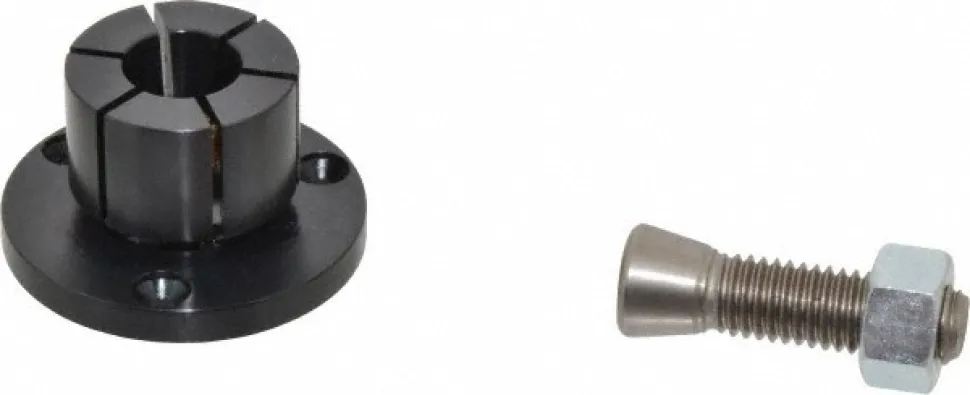 0.9 to 1.39" Expansion Dia, 5,900 Lb Holding Force, 8-32 Mounting Screw, 1/2-13 Center Screw, Mild Steel ID Expansion Clamps