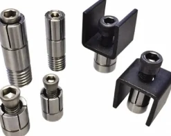 0.5 to 0.025" Expansion Dia, 1,900 Lb Holding Force, 1/4-20 Mounting Screw, Stainless Steel ID Expansion Clamp