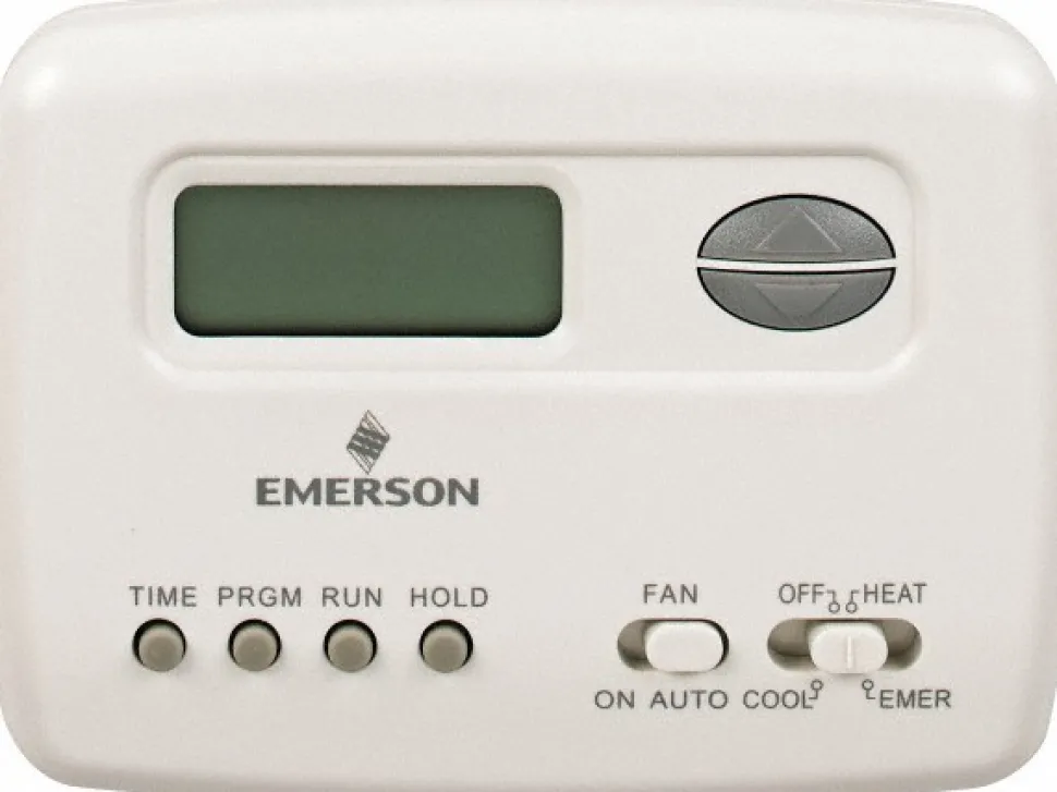 45 to 99°F, 2 Heat, 1 Cool, Economy Digital Heat Pump Thermostat (Hardwired with Battery Back-Up)