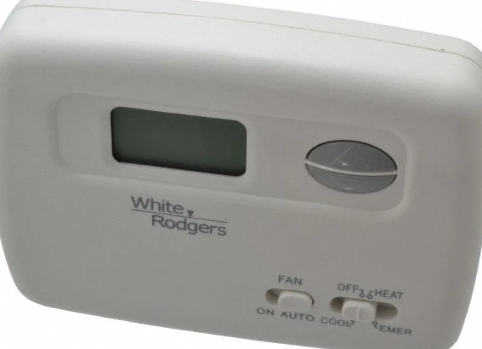 45 to 99°F, 2 Heat, 1 Cool, Economy Digital Heat Pump Thermostat (Hardwired with Battery Back-Up)