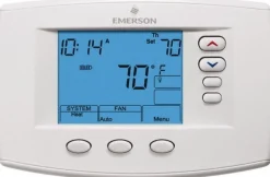45 to 99°F, 4 Heat, 2 Cool, Premium Residential Digital 7 Day Programmable Universal Multi-Stage or Heat Pump Thermostat