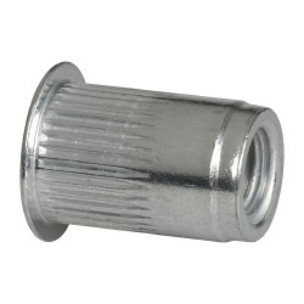 1/4-20, 0.027 to 0.165" Grip, 25/64" Drill, Aluminum Standard Rivet Nut