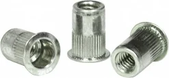 #10-32, 0.13 to 0.225" Grip, 19/64" Drill, Aluminum Standard Rivet Nut