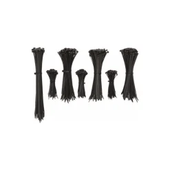 4 to 11 Inch Range, Black Cable Ties