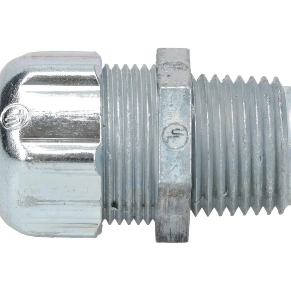 0.375 to 0.5" Liquidtight Straight Strain Relief Cord Grip