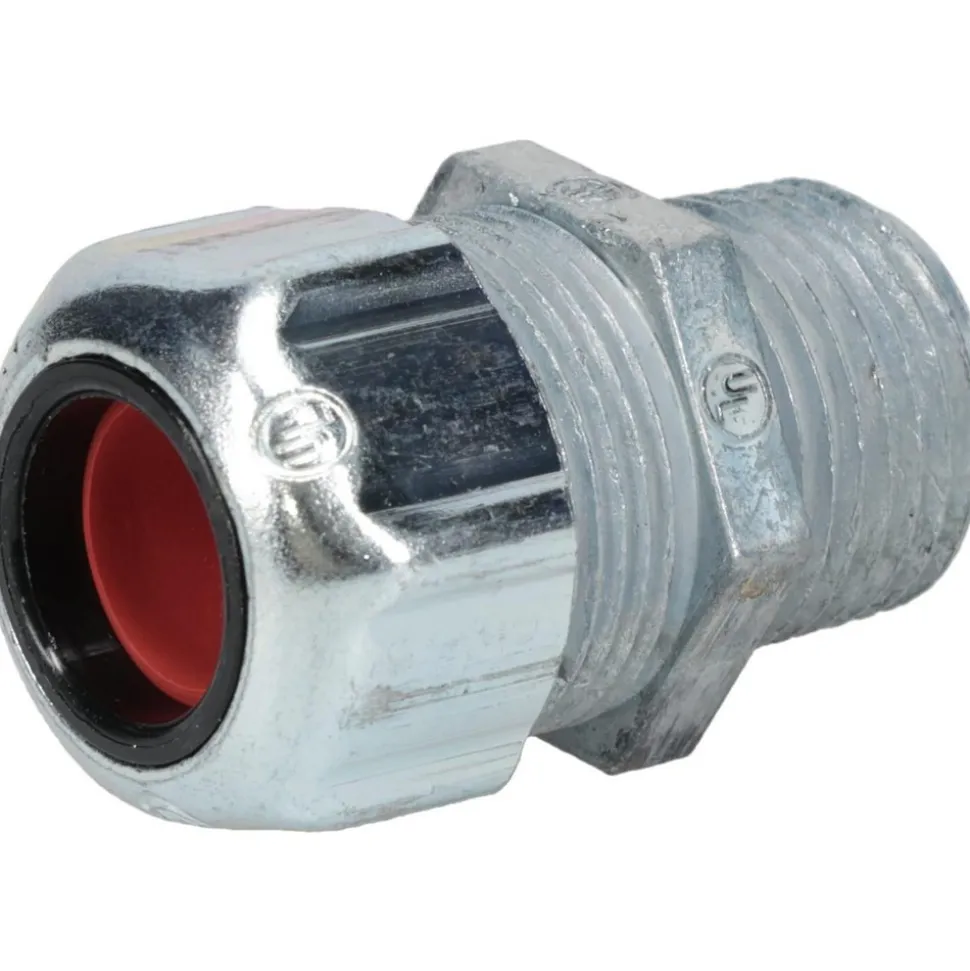 0.375 to 0.5" Liquidtight Straight Strain Relief Cord Grip