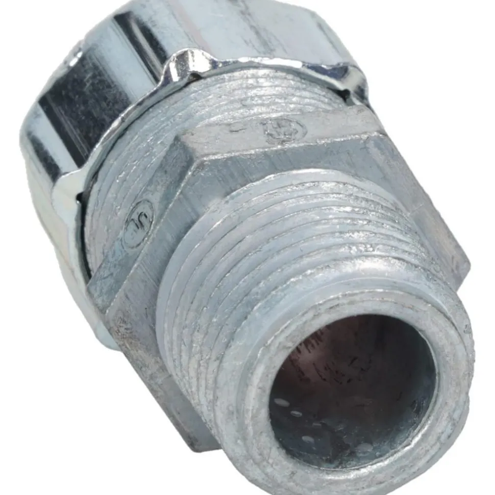 0.375 to 0.5" Liquidtight Straight Strain Relief Cord Grip