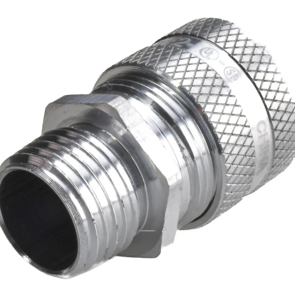 0.38 to 0.5" Liquidtight Straight Strain Relief Cord Grip