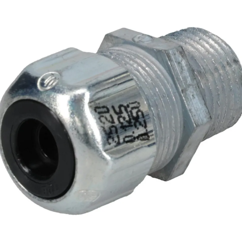 0.125 to 0.25" Liquidtight Straight Strain Relief Cord Grip