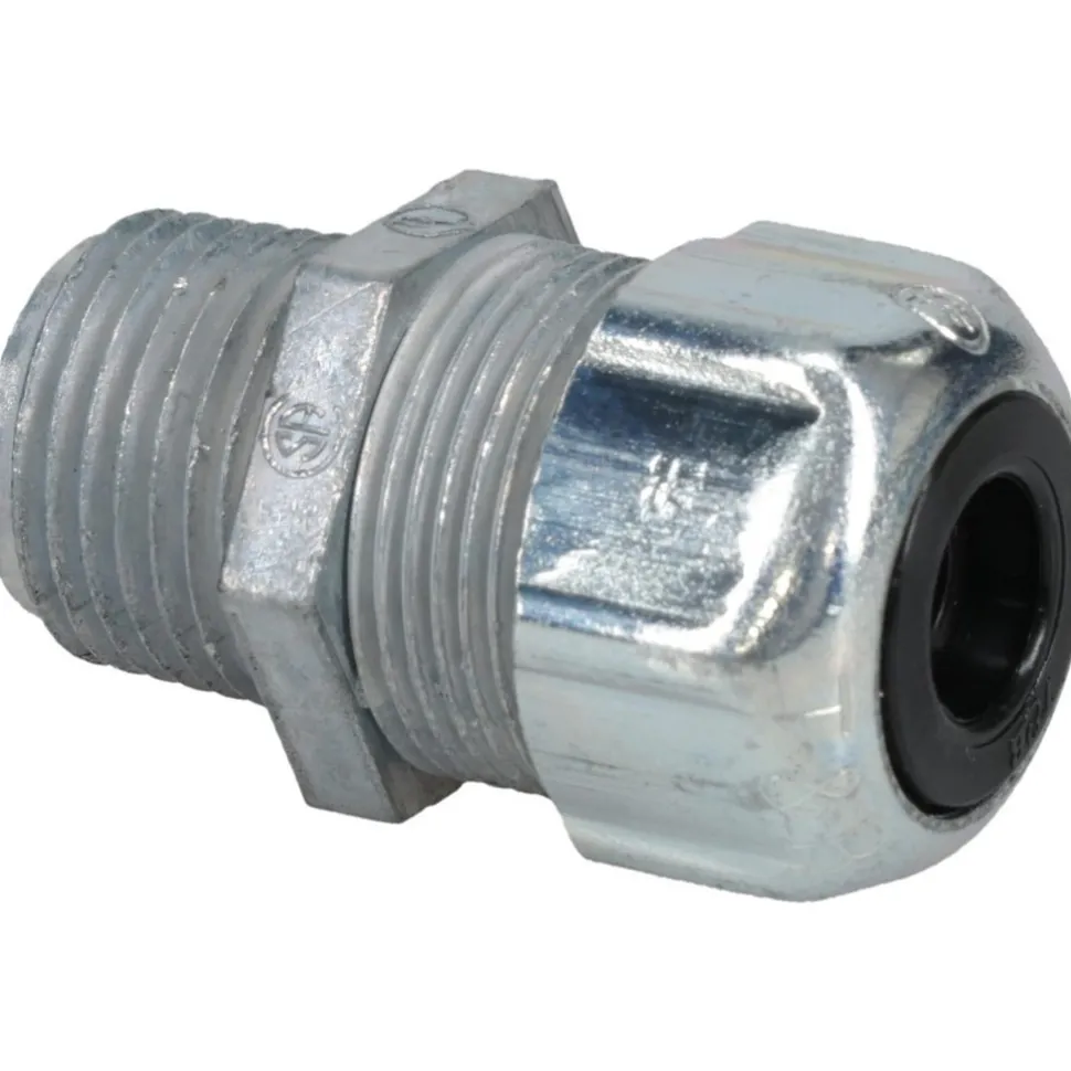 0.125 to 0.25" Liquidtight Straight Strain Relief Cord Grip