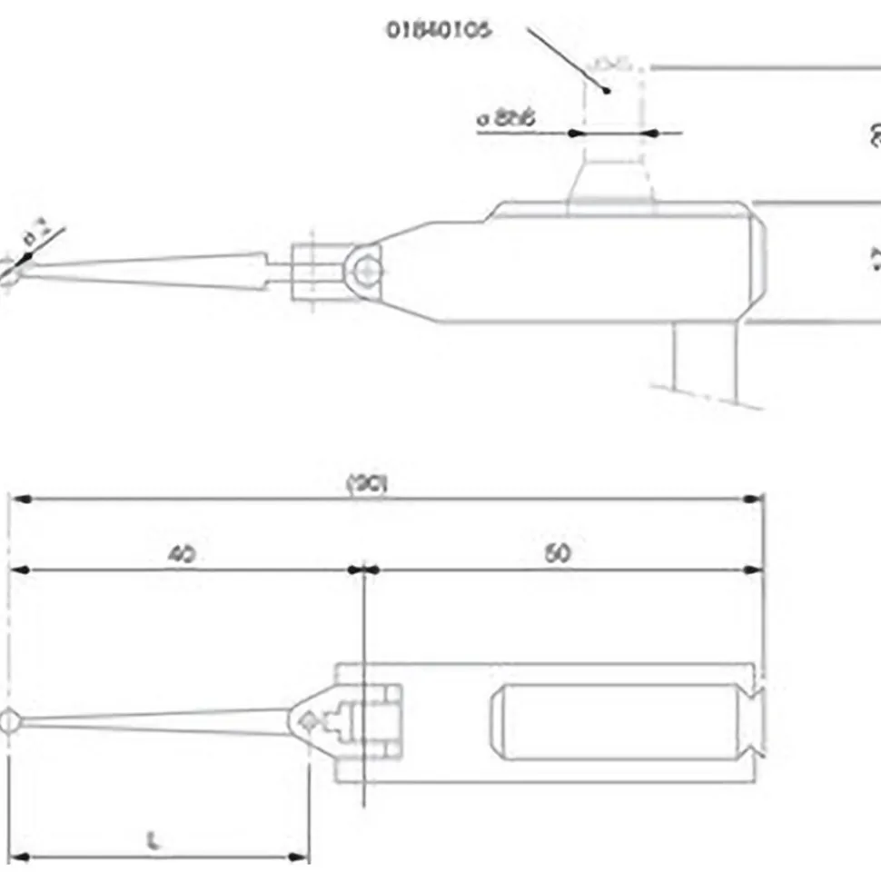 -0.3 to 0.0118", 8mm Barrel Dia, Digital & Analog Remote Display Linear Gage