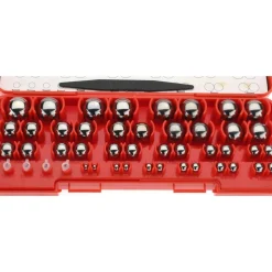 1 to 25mm Dia, Chrome Steel, Gage Ball Set