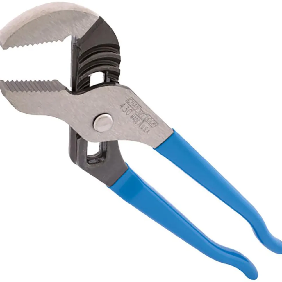 Tongue & Groove Plier: 2" Cutting Capacity, Standard Straight Jaw