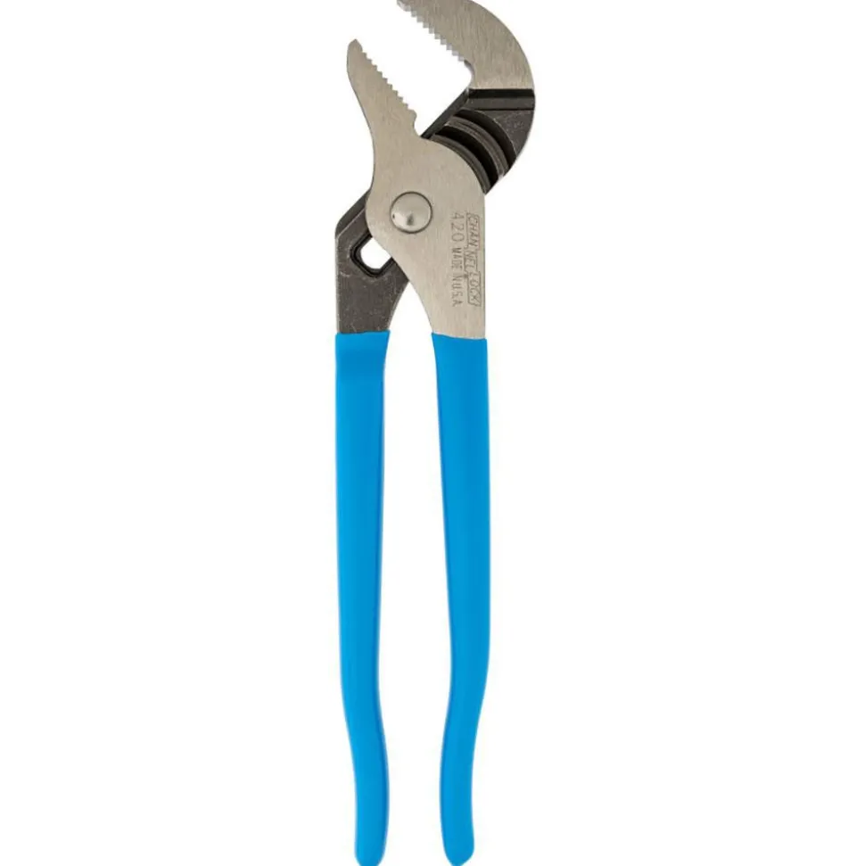 Tongue & Groove Plier: 1-1/2" Cutting Capacity, Standard Jaw