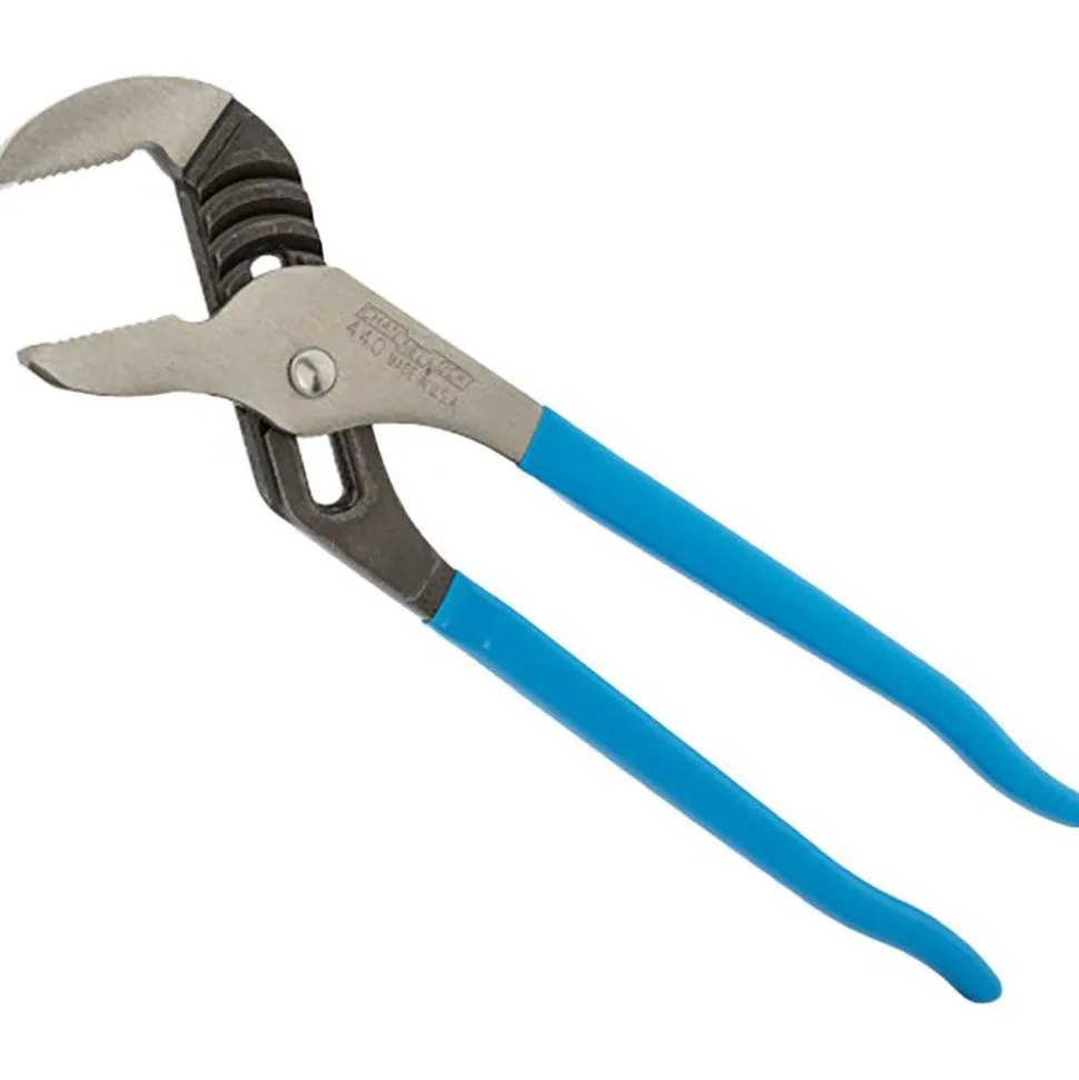 Tongue & Groove Plier: 2-1/4" Cutting Capacity, Standard Jaw
