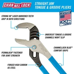 Tongue & Groove Plier: 2-1/4