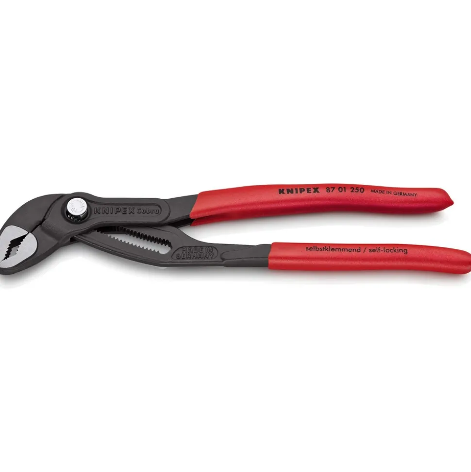 Tongue & Groove Plier: 1-1/4" Cutting Capacity, Standard Jaw
