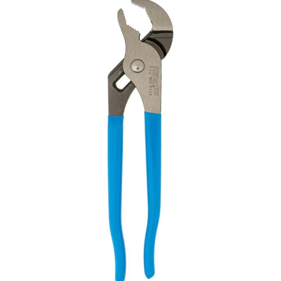 Tongue & Groove Plier: 1-1/2" Cutting Capacity, Standard Jaw