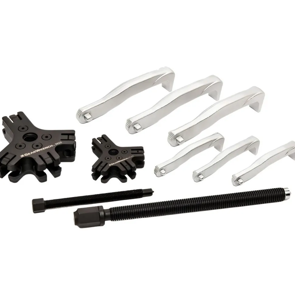 5 Ton, 3-1/4 to 5" Spread, Ratcheting Puller Set
