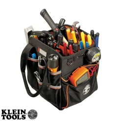 Tool Bag: 40 Pocket, 10-1/4" Wide, 10" Deep, 12-1/4" High