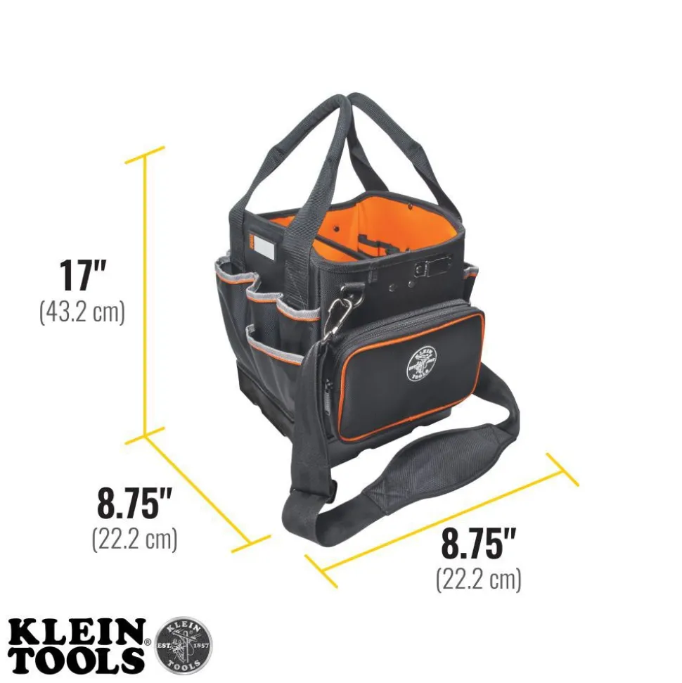 Tool Bag: 40 Pocket, 10-1/4" Wide, 10" Deep, 12-1/4" High