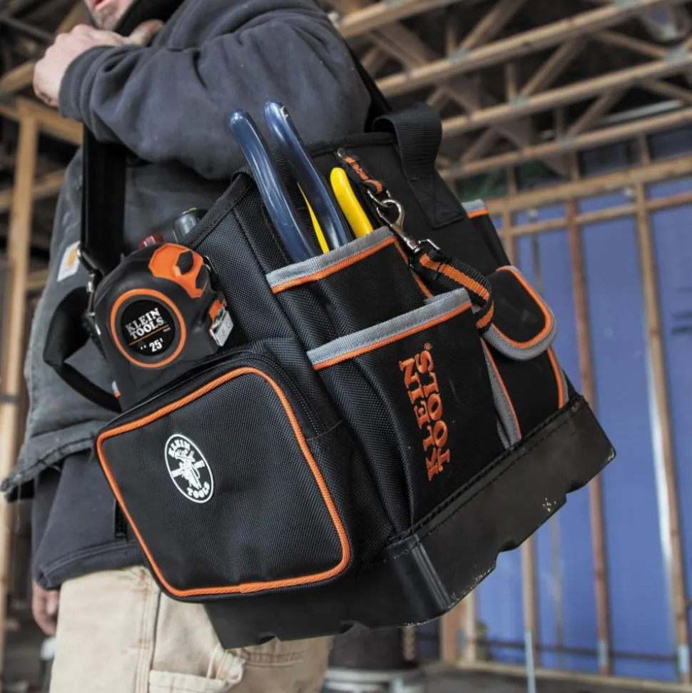 Tool Bag: 40 Pocket, 10-1/4" Wide, 10" Deep, 12-1/4" High