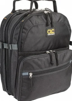 Tool Bags & Totes: Holder Type: Backpack; Closure Type: Zipper; Material: Ballistic Polyester; Color: Black