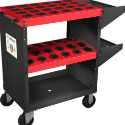 48 Tool Capacity, 40 Taper Size ToolScoot CNC Tool Cart