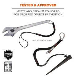 Tool Holding Accessories: Product Type: Tool Lanyard; Lanyard Type: Webbing