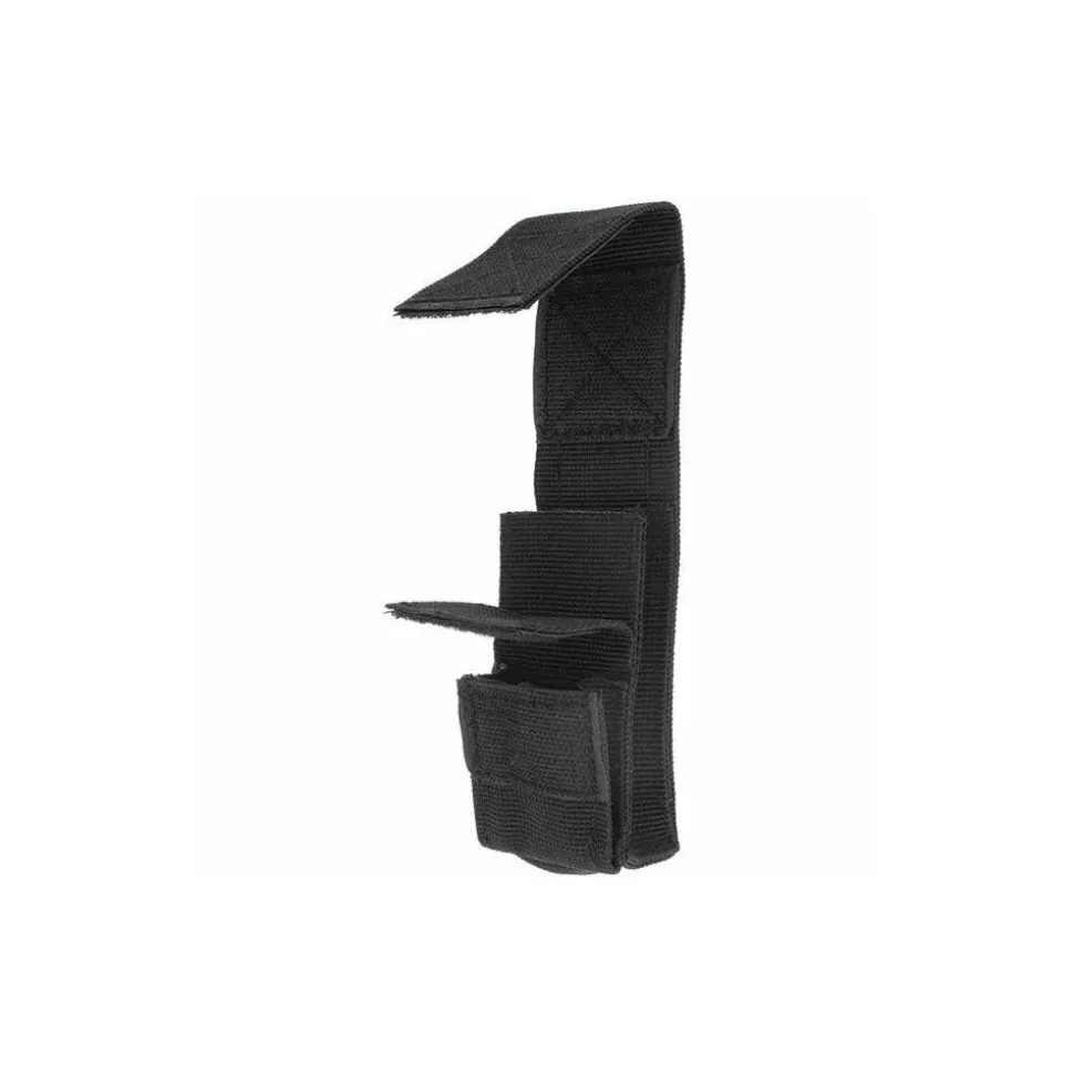 Tool Holster: 2 Pockets, Nylon, Black