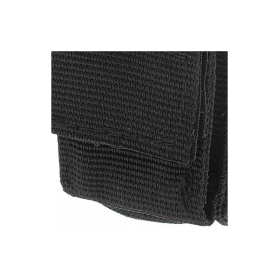 Tool Holster: 2 Pockets, Nylon, Black