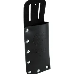 Tool Pouch: 1 Pocket, Leather, Black