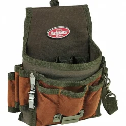 Tool Pouch: 9 Pockets, 8 Tool Loops, Clip for Tape Measure, Web Loop for Tape Rolls