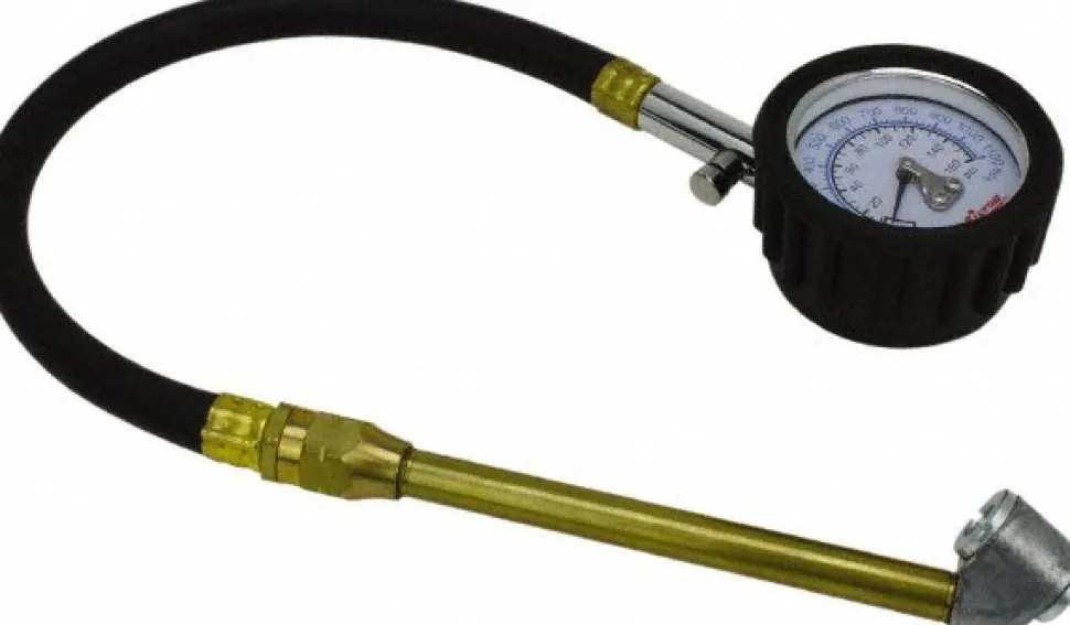 0 to 160 psi Dial Dual Head Tire Pressure Gauge