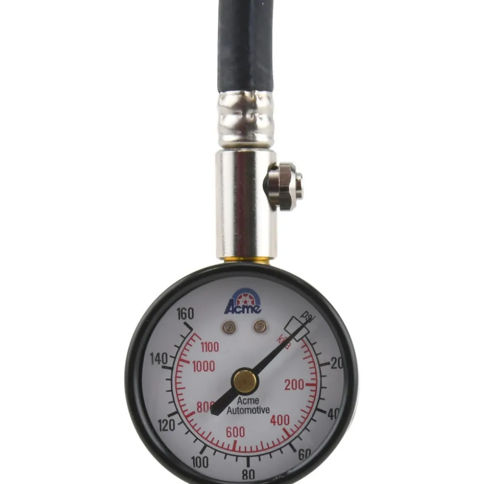 0 to 160 psi Dial Dual Tire Pressure Gauge