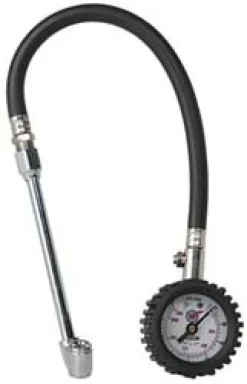 0 to 160 psi Dial Straight Dual Tire Pressure Gauge