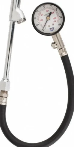 0 to 160 psi Dial Straight Dual Tire Pressure Gauge