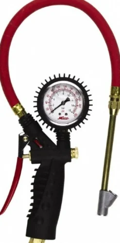 0 to 230 psi Dial Straight Foot Dual Head Tire Pressure Gauge