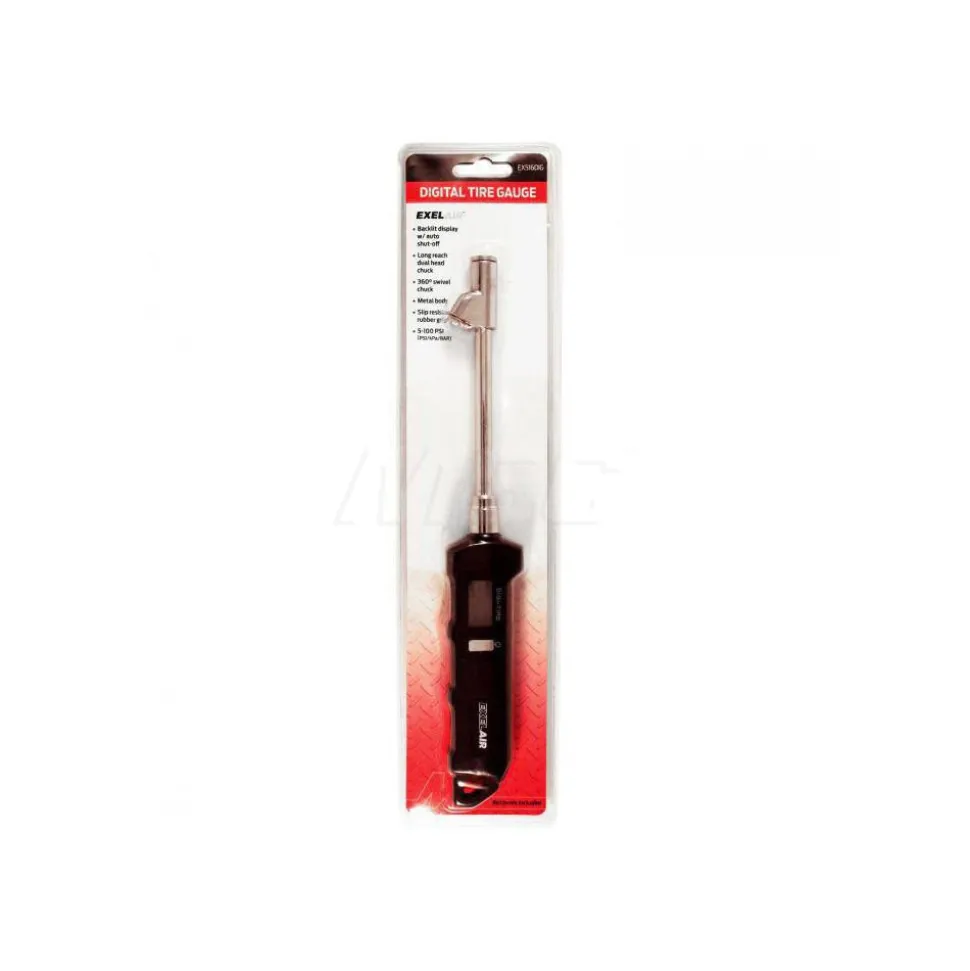 10 to 160 psi Digital Dual Head Tire Pressure Gauge