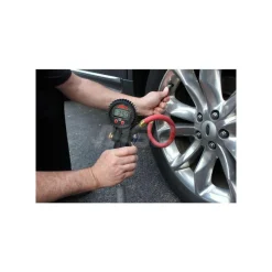 0 to 255 psi Digital Large Bore Dual Head Tire Pressure Gauge