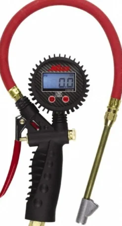 0 to 255 psi Digital Straight Foot Dual Head Tire Pressure Gauge