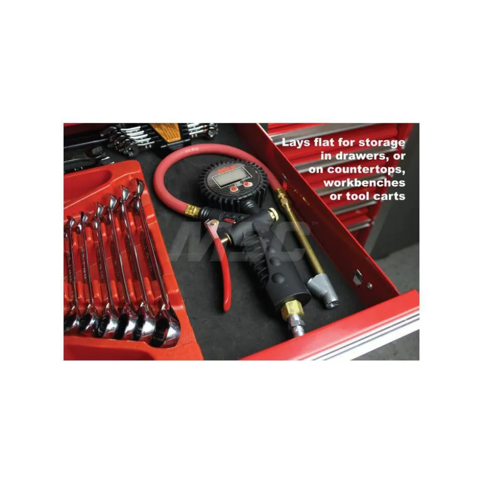 0 to 255 psi Digital Straight Tire Pressure Gauge