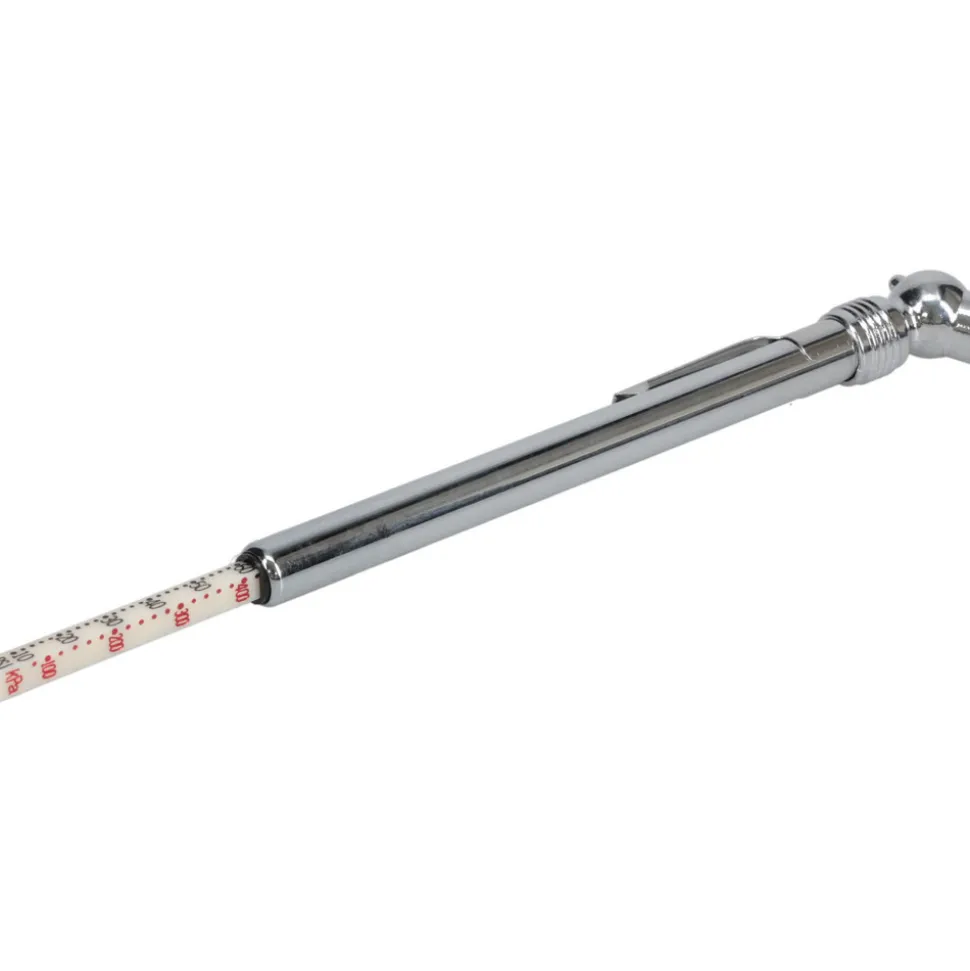 10 to 100 psi Pencil Ball Tire Pressure Gauge
