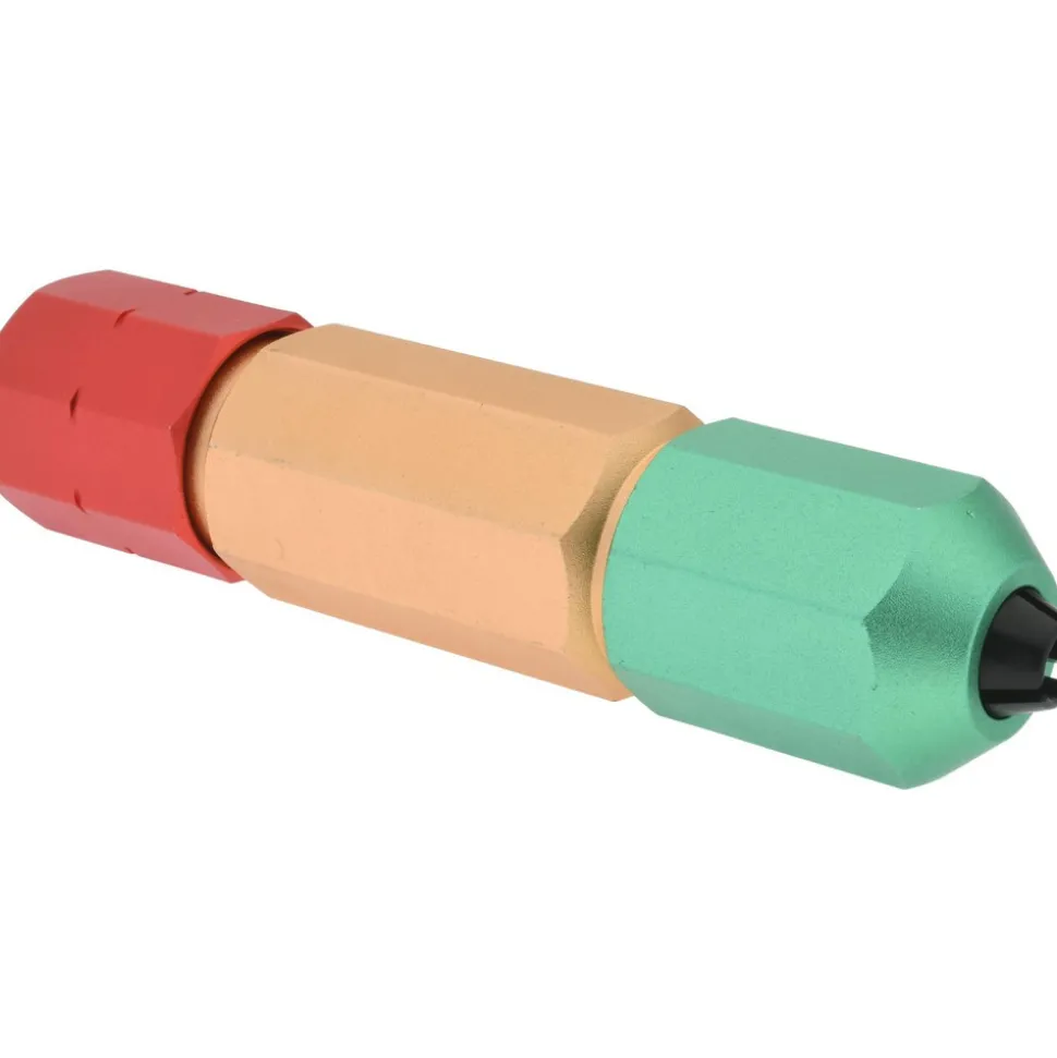 0.251 to 0.5" Ring Dia Range, M2 Handle Size, Aluminum, Pin Gage Handle