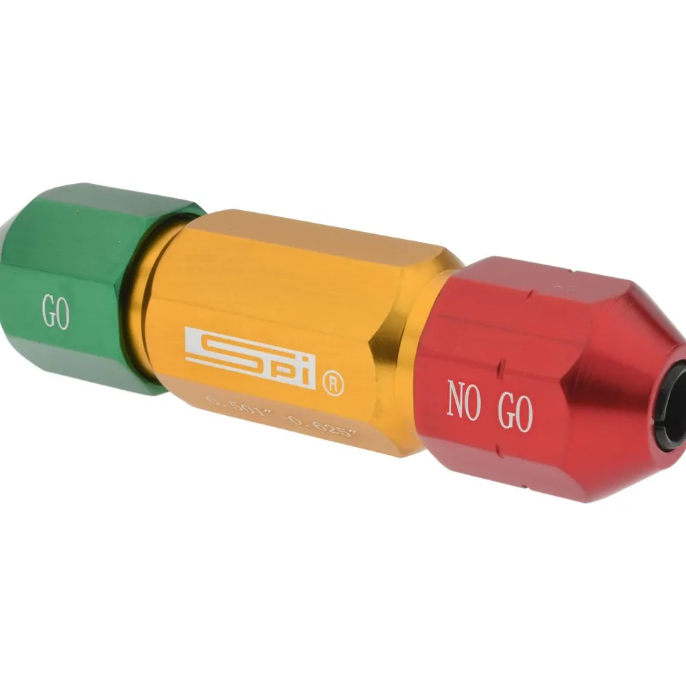 0.501 to 0.625" Ring Dia Range, M3 Handle Size, Aluminum, Pin Gage Handle